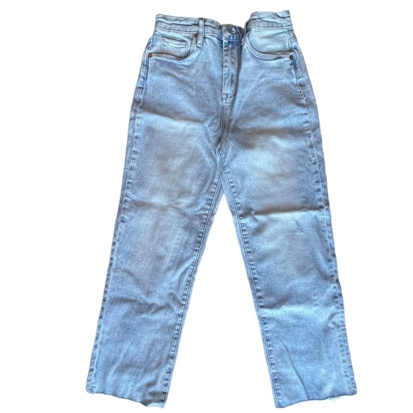 BLANK NYC  NWT ribcage straight leg denim jeans light wash‎ relax fit sz 26 - Picture 4 of 12